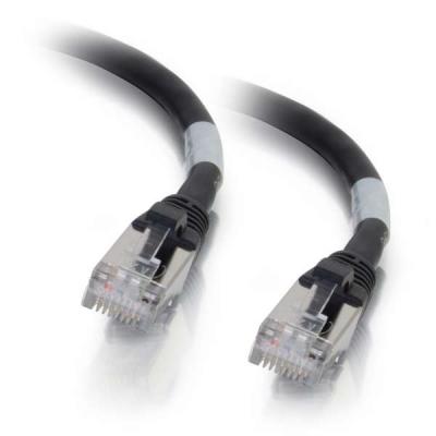 5m Cat6a Booted Shielded (STP) Network Patch Cable Black